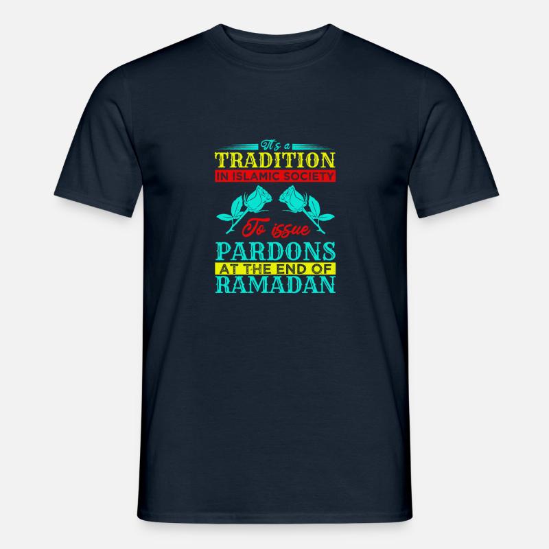 TRADITION, BEGNADIGUNG AUSZUSPRECHEN - Männer T-Shirt - Navy