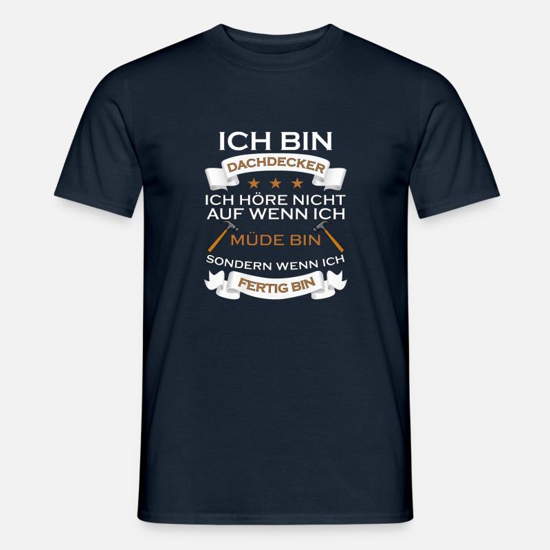 HANDWERKER DESIGN I LUSTIG - Männer T-Shirt - Navy