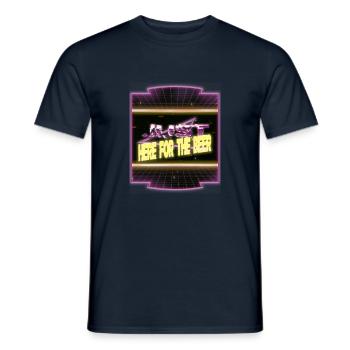 Cadeau Alien Je ne parle pas humain Déclaration actuelle - T-shirt homme - marine - Devant - AI Model Male 178 light (178cm)
