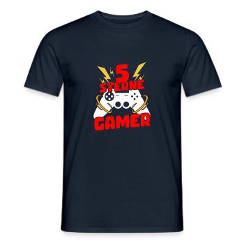 Joueur 5 étoiles - T-shirt homme - marine - Devant - AI Model Male 178 light (178cm)