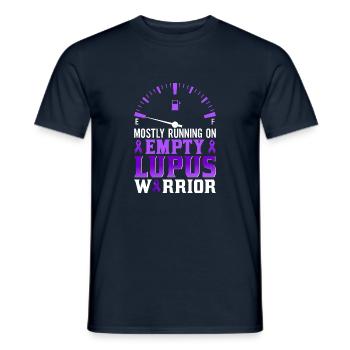 Mois de la sensibilisation au lupus - T-shirt homme - marine - Devant - AI Model Male 178 light (178cm)