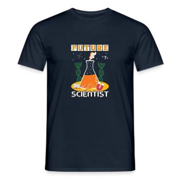 Future Scientist - Funny For All Curious Minds - Männer T-Shirt - Navy - Vorne - AI Model Male 178 light (178cm)