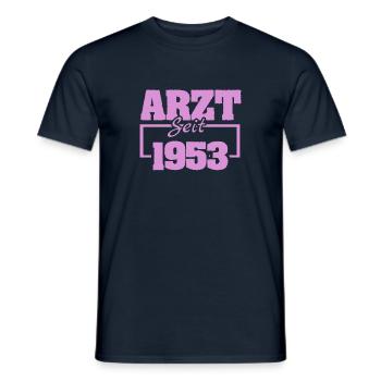 1953 - Männer T-Shirt - Navy - Vorne - AI Model Male 178 light (178cm)