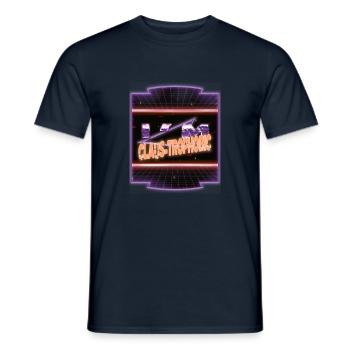santa joke cute christmas present gift idea - Männer T-Shirt - Navy - Vorne - AI Model Male 178 light (178cm)