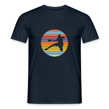 Handballspieler Handballfan Handball Handballteam - Männer T-Shirt - Navy - Vorne - AI Model Male 178 light (178cm)