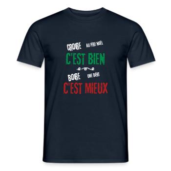 Männer, Frauen, Humorvoll, Humorvolles T-Shirt-Geschenk - Männer T-Shirt - Navy - Vorne - AI Model Male 178 light (178cm)