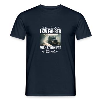 Lkw Fahrer - Männer T-Shirt - Navy - Vorne - AI Model Male 178 light (178cm)