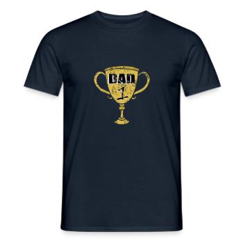 DAD-Becher 1 - Männer T-Shirt - Navy - Vorne - AI Model Male 178 light (178cm)