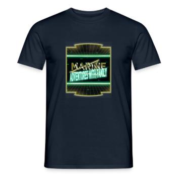 birthday present oceanic biodiversity birthday - Männer T-Shirt - Navy - Vorne - AI Model Male 178 light (178cm)