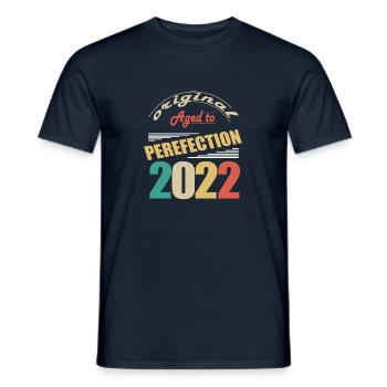 J’ai 2 ans | Je suis né en 2022 - birth - T-shirt homme - marine - Devant - AI Model Male 178 light (178cm)