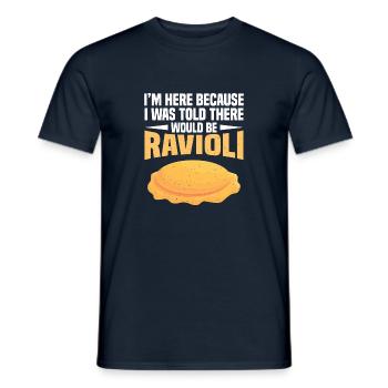 RAVIOLI 6 - Männer T-Shirt - Navy - Vorne - AI Model Male 178 light (178cm)