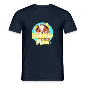 Hamter mutter - Männer T-Shirt - Navy - Vorne - AI Model Male 178 light (178cm)