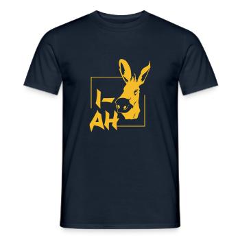 Esel - Männer T-Shirt - Navy - Vorne - AI Model Male 178 light (178cm)