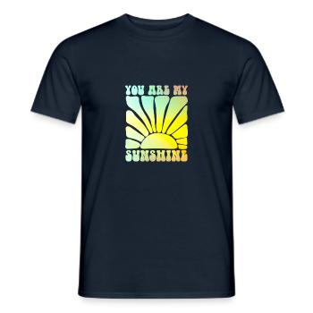 you are my sunshine summer - Männer T-Shirt - Navy - Vorne - AI Model Male 178 light (178cm)