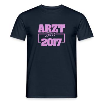 2017 - Männer T-Shirt - Navy - Vorne - AI Model Male 178 light (178cm)