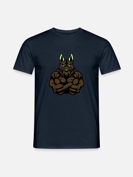 Dog Strong - Men's T-Shirt - navy