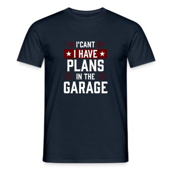garage2 Zeichenfläche 1 - Männer T-Shirt - Navy - Vorne - AI Model Male 178 light (178cm)