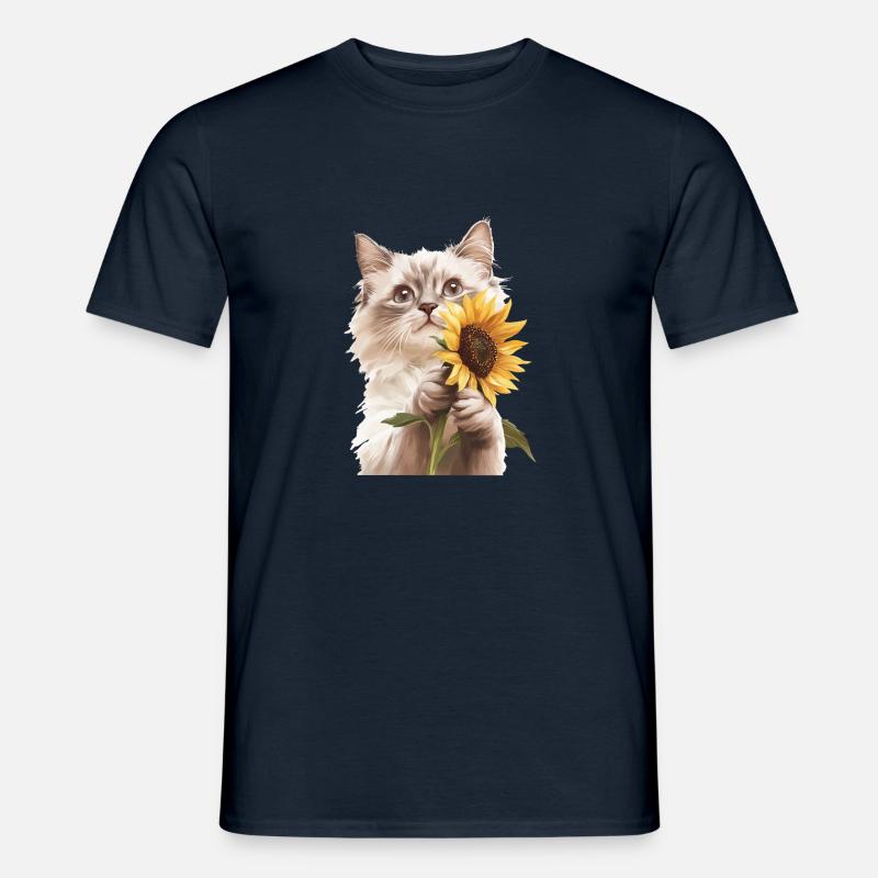 Ragdoll - Männer T-Shirt - Navy
