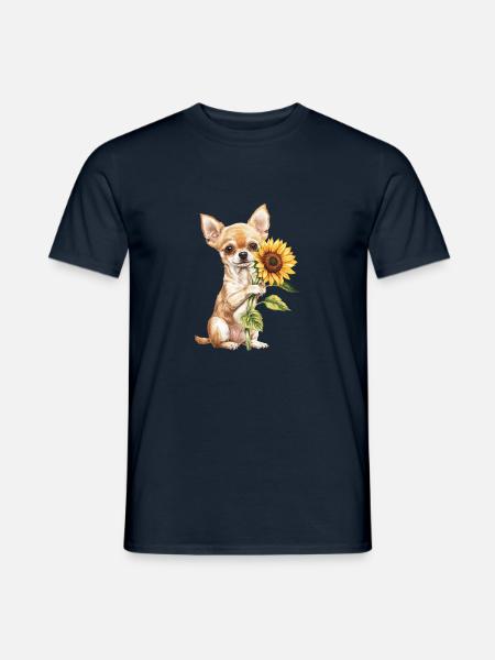 Chihuahua - Männer T-Shirt - Navy