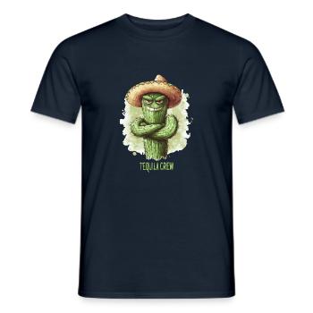 Tequila Crew Party Enterrement de vie de garçon - T-shirt homme - marine - Devant - AI Model Male 178 light (178cm)