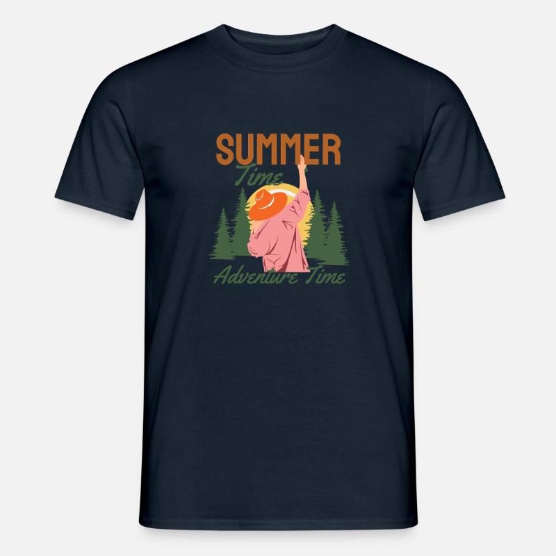 Summer Time Adventure Time - Männer T-Shirt - Navy