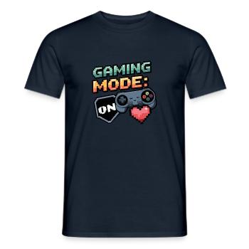 Mode de jeu activé - T-shirt homme - marine - Devant - AI Model Male 178 light (178cm)