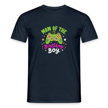 Maman du garçon d’anniversaire - T-shirt homme - marine - Devant - AI Model Male 178 light (178cm)