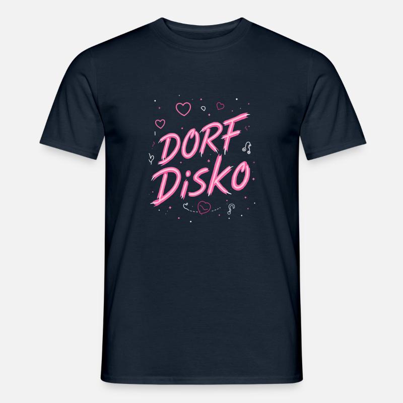 Dorf DISKO - Männer T-Shirt - Navy