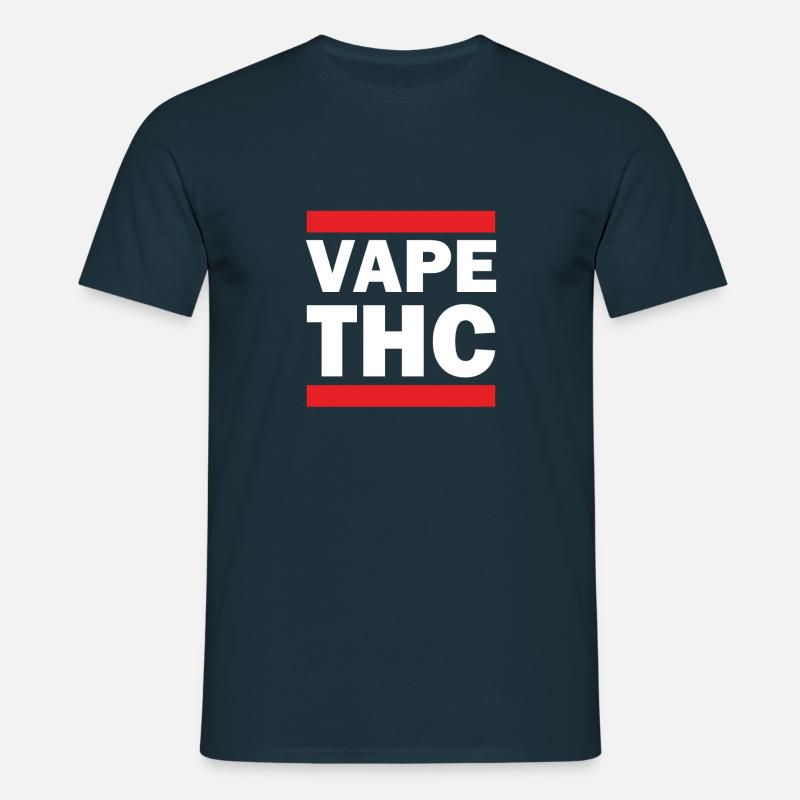 Vape THC Blanc - T-shirt Homme - marine