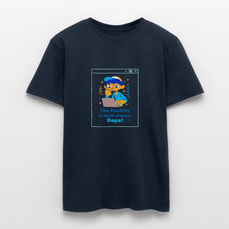 The Facility Is Self-Aware. Oops! Coder T-Shirt Men’s T-shirt