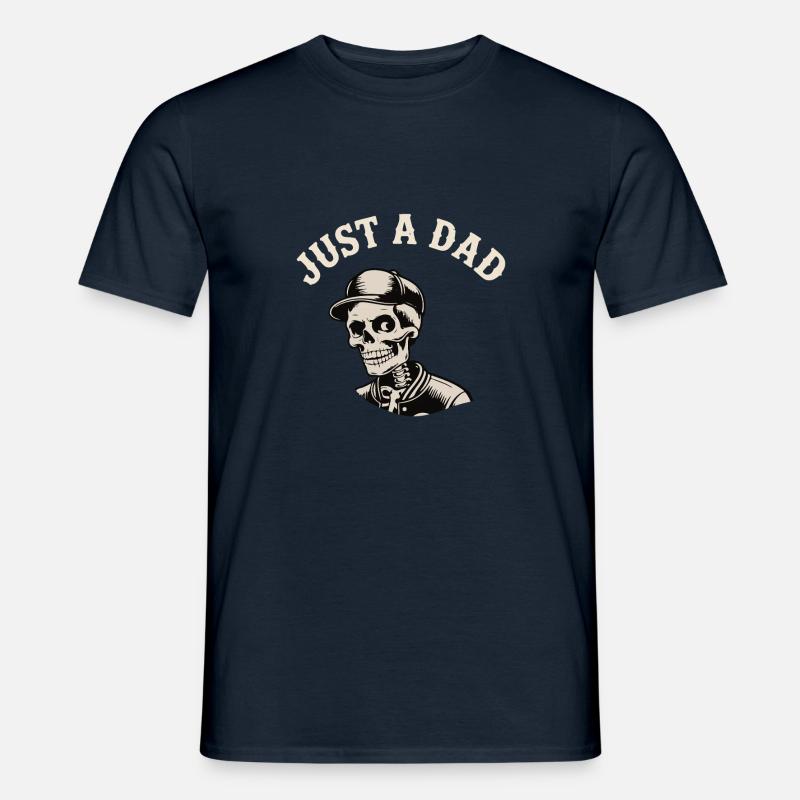 NUR EIN VATER - Männer T-Shirt - Navy