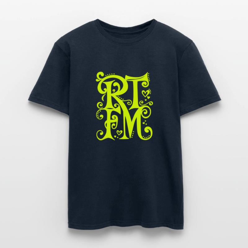 RTFM – Changeable Nerd Statement as a Vector Men’s T-shirt