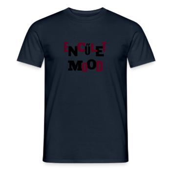 Mood Enculet - T-shirt homme - marine - Devant - AI Model Male 178 light (178cm)