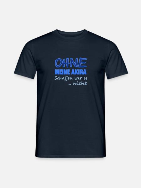 akira - Männer T-Shirt - Navy