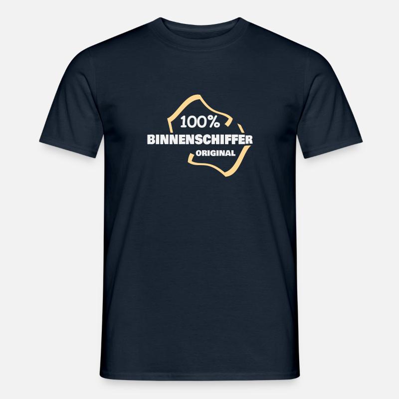 Beruf Binnenschiffer - Männer T-Shirt - Navy