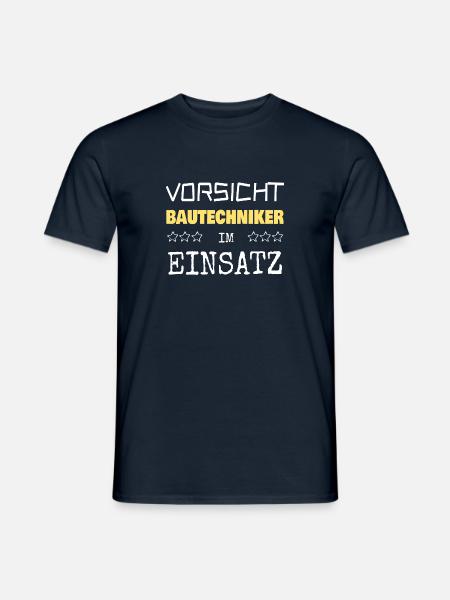 Technicien en construction comme vocation - T-shirt homme - marine