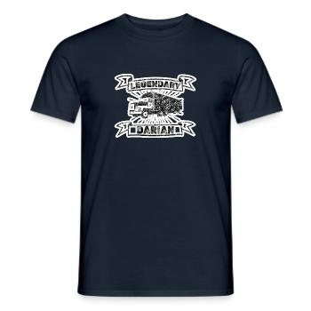 Darian as a given name - Men's T-Shirt - navy - Front - AI Model Male 178 light (178cm)