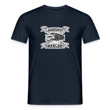 Gift for Marlon - Men's T-Shirt - navy - Front - AI Model Male 178 light (178cm)