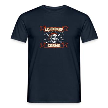 Piratenkopf Cosmo - Männer T-Shirt - Navy - Vorne - AI Model Male 178 light (178cm)