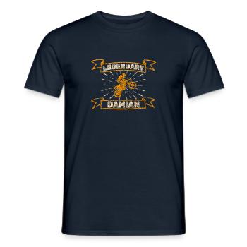 Gift for Damian - Men's T-Shirt - navy - Front - AI Model Male 178 light (178cm)