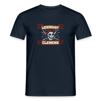Costume Clemens - Men's T-Shirt - navy - Front - AI Model Male 178 light (178cm)
