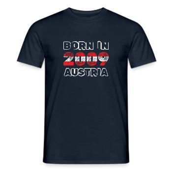 Austria 2009 - Men's T-Shirt - navy - Front - AI Model Male 178 light (178cm)