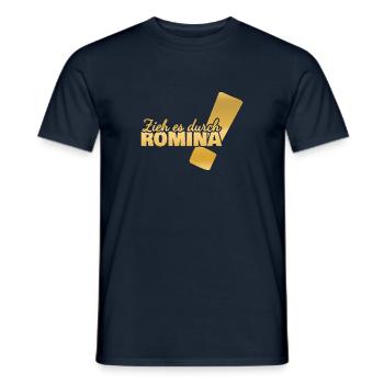 Durchhalten Romina - Männer T-Shirt - Navy - Vorne - AI Model Male 178 light (178cm)
