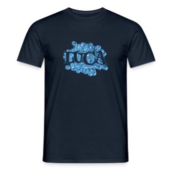 Wassertropfen für Luca Luca Name - Männer T-Shirt - Navy - Vorne - AI Model Male 178 light (178cm)