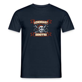 Carnaval Dimitri - T-shirt homme - marine - Devant - AI Model Male 178 light (178cm)
