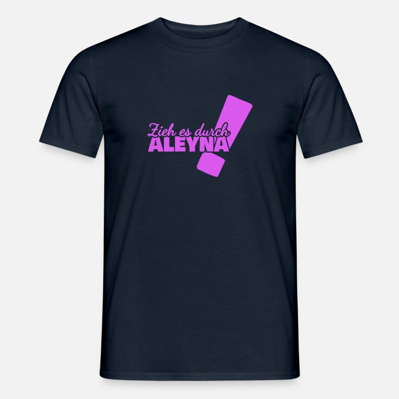 Aleyna - Männer T-Shirt - Navy