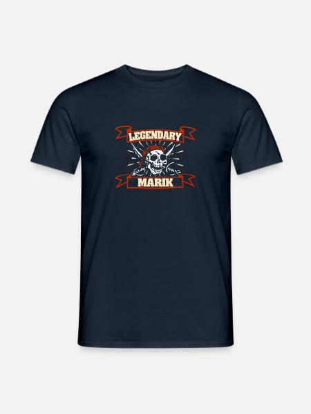 First name Marik - Men's T-Shirt - navy