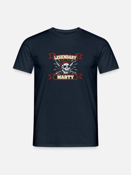 Gift for Marty - Men's T-Shirt - navy