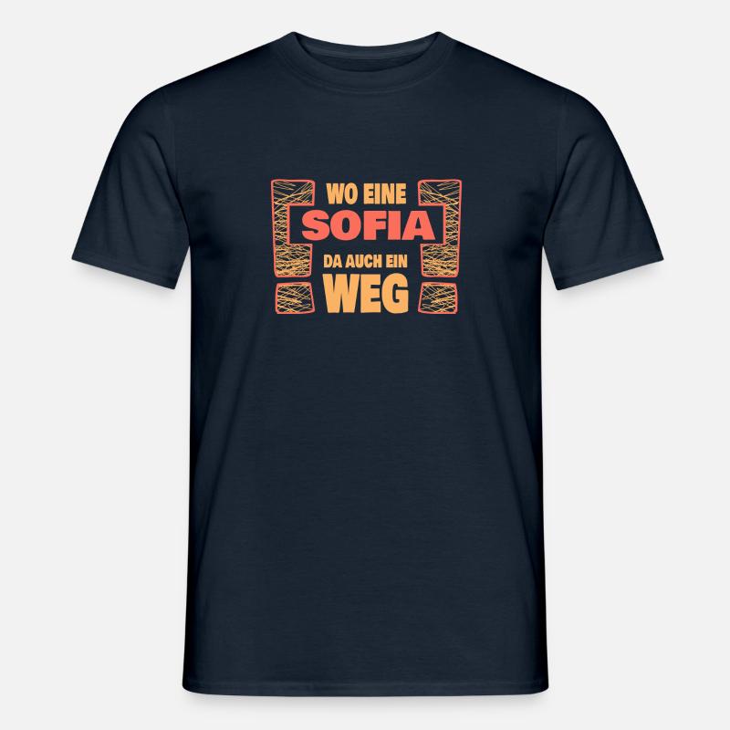 Spruch Sofia - Männer T-Shirt - Navy