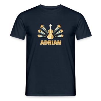 Musikinstrument Aidan - Männer T-Shirt - Navy - Vorne - AI Model Male 178 light (178cm)